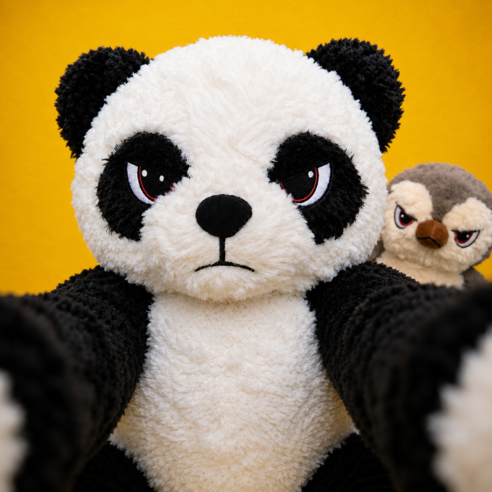 benny the panda selfie